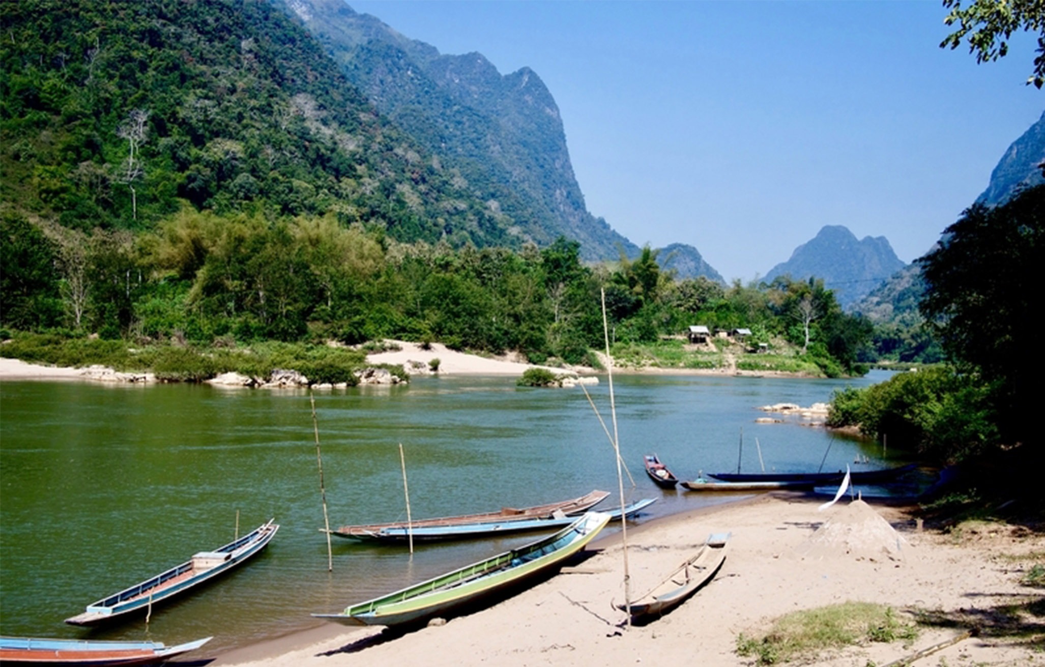 Northern Laos is famous for its stunning natural beauty, including the tranquil Nam Ou River and the majestic Kuang Si waterfalls. The lush mountains and traditional villages create a peaceful atmosphere, while ancient temples and historic sites offer rich cultural heritage. It's a paradise for nature lovers and adventure seekers.